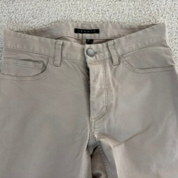 Theory Pants Womens Size 28 Khaki Twill Jeans Pants - Picture 13 of 13
